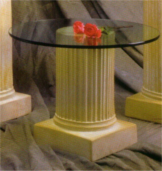 Fluted Column 30" high For Sculpture Display or Table Base